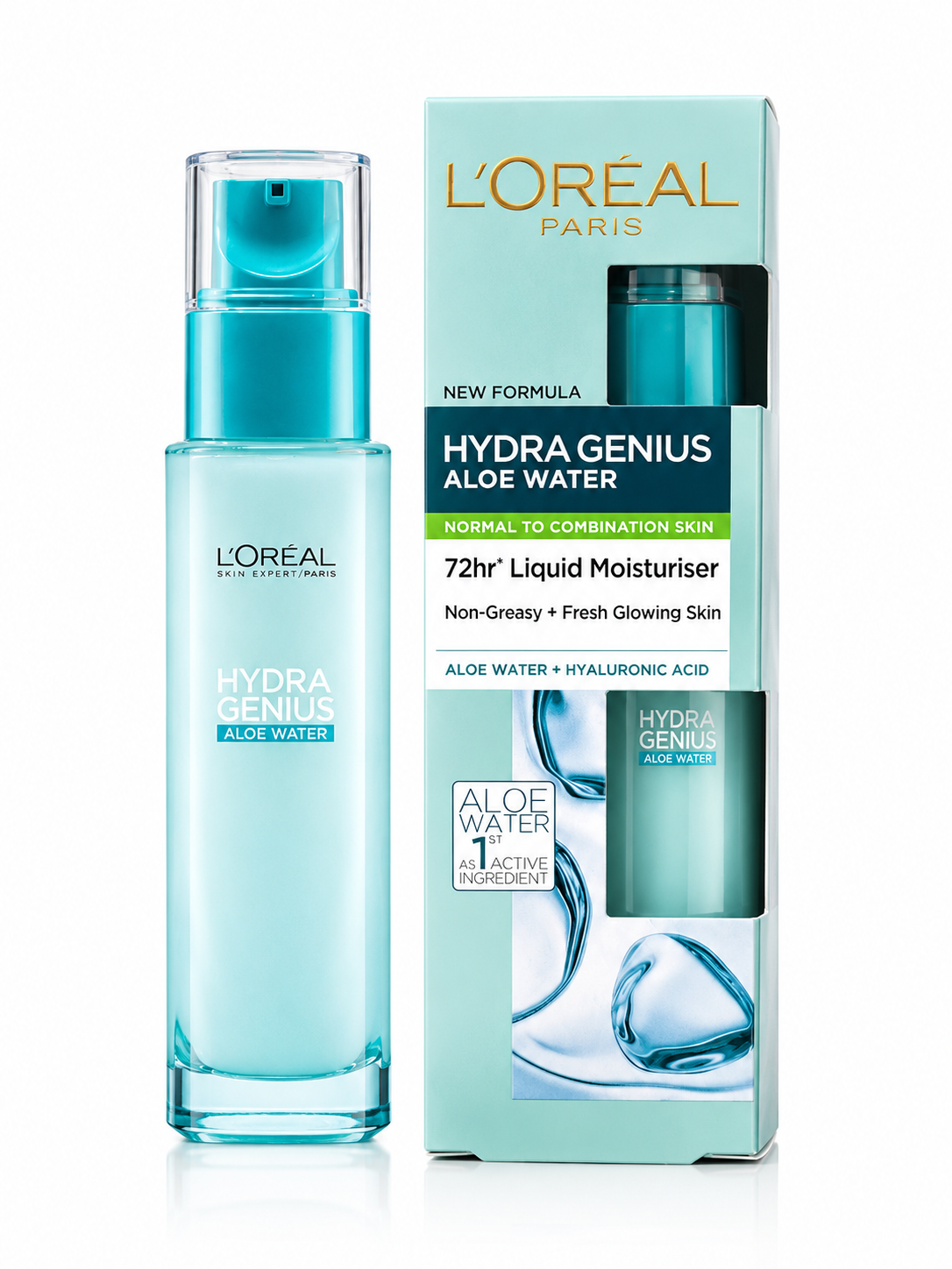 مرطب جل هايدرا جينيوس للبشرة الدهنية من لوريال | L'Oréal Hydra Genius Gel Moisturizer for Oily Skin