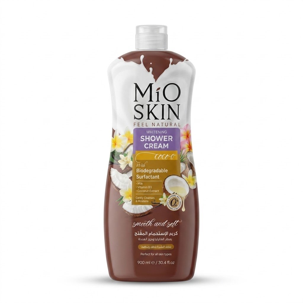كريم الأستحمام بعطر الفانيلا mio skin